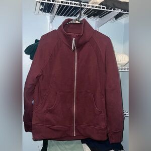 Lululemon oversized full zip scuba